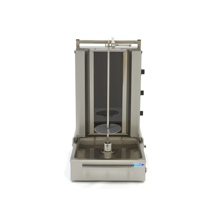 Shoarma Grill - 3 Branders - 40 Kg Vlees - Elektrisch