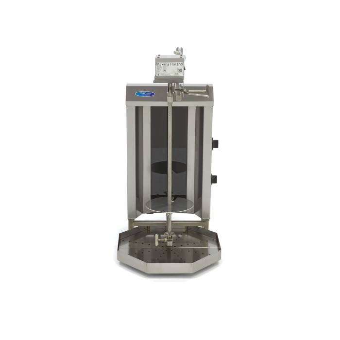 Shoarma Grill - 2 Branders - 20 Kg Vlees - Elektrisch