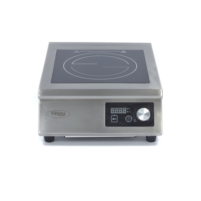 Inductiekookplaat - Ø 32 cm - 5000W - 400V