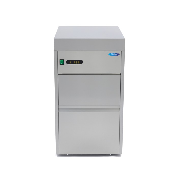 Schilferijsmachine - 50 Kg/24 u - Crushed ice - Watergekoeld