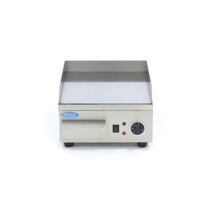 Grillplaat - Glad Chroom - 36 cm - incl. Opvangbak