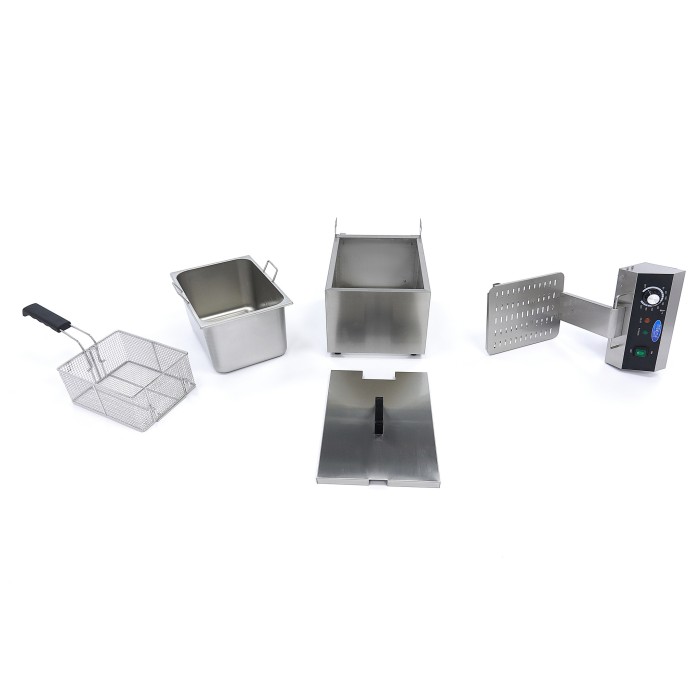 Frituurpan - 11 L - 1 Mand - tot 1,4 Kg Frites