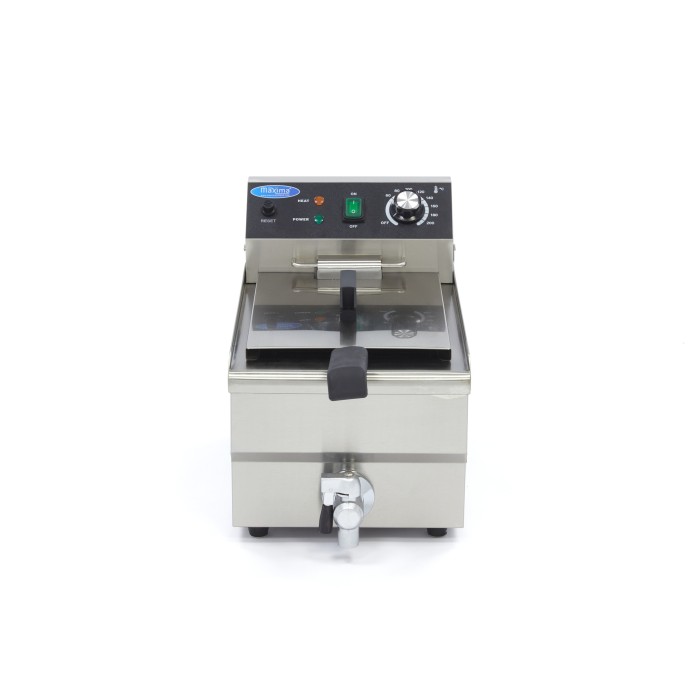 Frituurpan - 10 L - 1 Mand - met Tapkraan