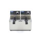 Frituurpan - 2x 4 L - 2 Manden - tot 1,5 Kg Frites
