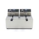 Frituurpan - 2x 11 L - 2 Manden - tot 2,8 Kg Frites