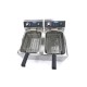 Frituurpan - 2x 11 L - 2 Manden - tot 2,8 Kg Frites