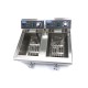 Frituurpan - 2x 10 L - 2 Manden - met Tapkraan