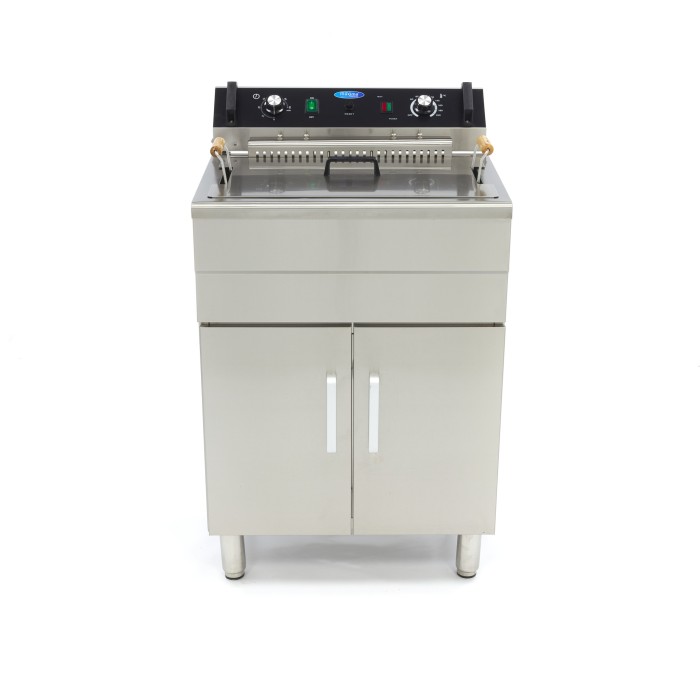 Frituurpan - 30 L - 1 Mand - met Tapkraan en Opbergruimte
