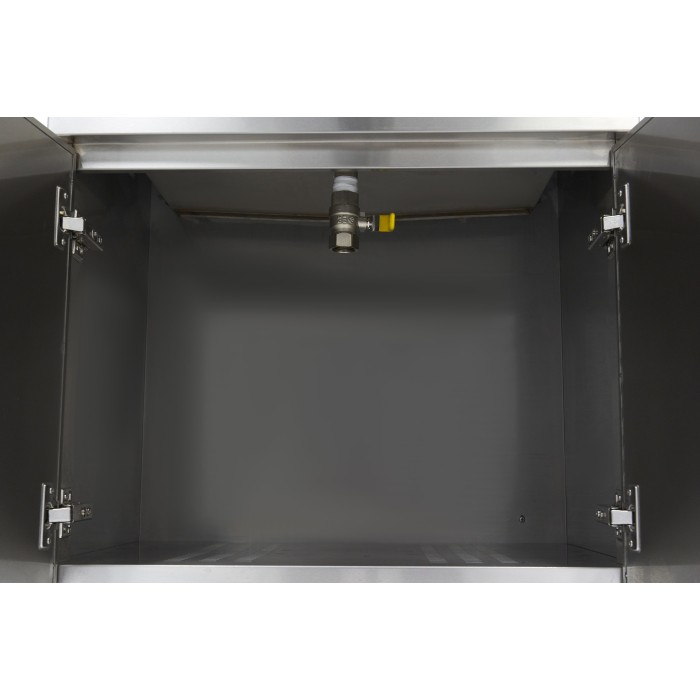Frituurpan - 35 L - 1 Mand - met Tapkraan - 400V