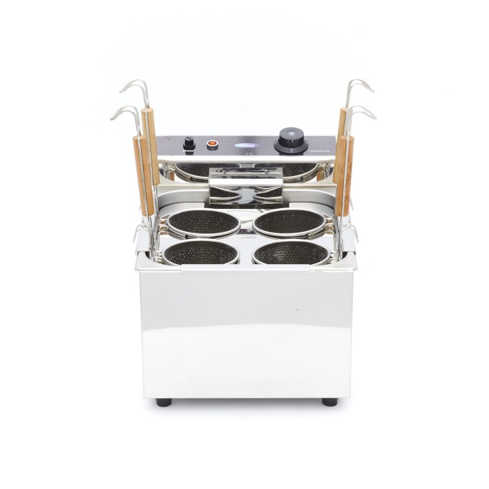 Pastakoker - 4 x 2 L - incl. 4 Manden