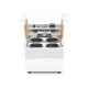 Pastakoker - 4 x 2 L - incl. 4 Manden