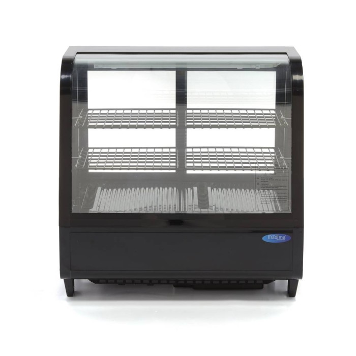 Gebaksvitrine - 100 L - 68 cm - Schuifdeur Achter