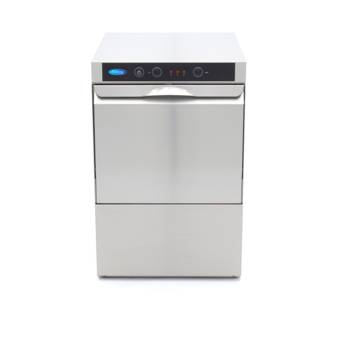 Horeca Vaatwasser - 40 x 40 cm - met Afvoer-, Glansspoel- en Zeeppomp - 230V