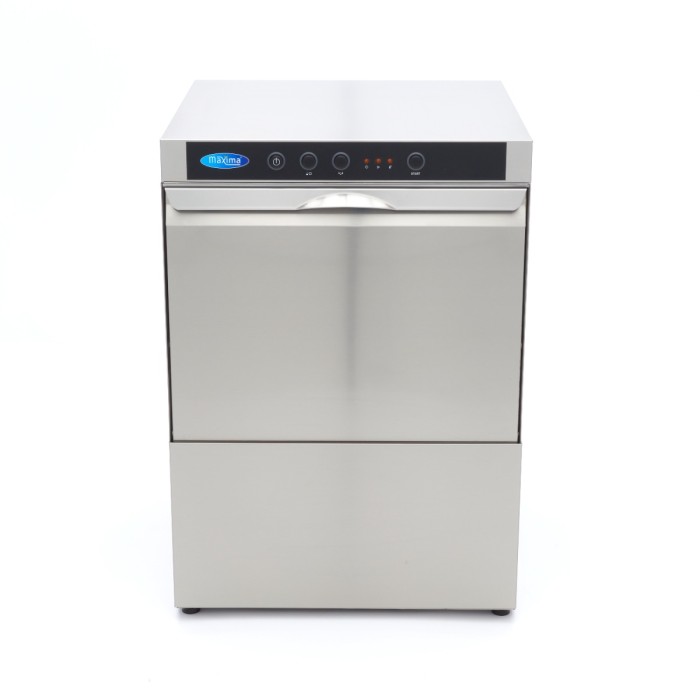 Horeca Vaatwasser - 50 x 50 cm - met Afvoer-, Glansspoel- en Zeeppomp - 400V