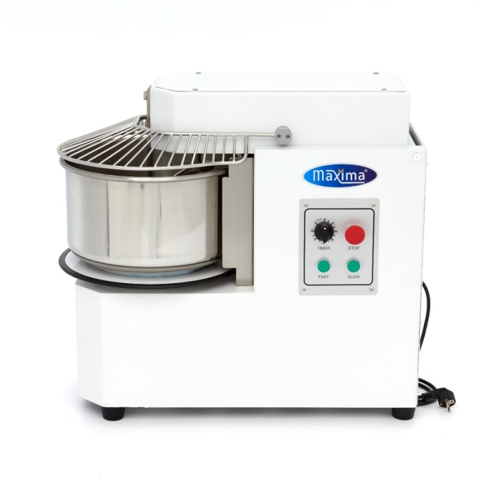 Spiraalkneder - 20 L - 12 Kg Deeg - 2 Snelheden - Uitneembare Kom