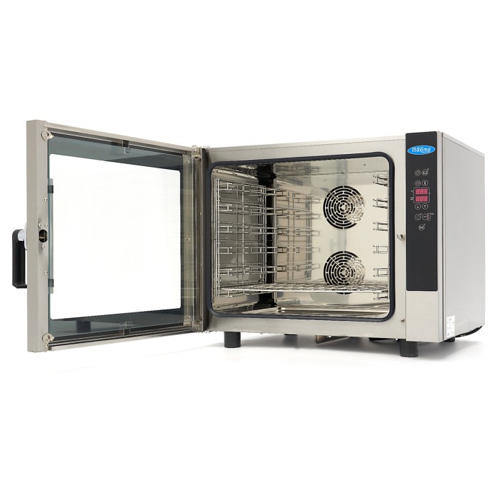 Combisteamer - 6 Bakken (1/1 GN / 60 x 40 cm) - Digitaal Display - 400V