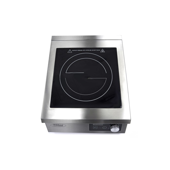 Inductiekookplaat - Ø 32 cm - 5000W - 400V