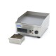 Grillplaat - Glad - 36 cm - incl. Opvangbak