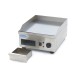 Grillplaat - Glad Chroom - 36 cm - incl. Opvangbak