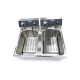 Frituurpan - 2x 11 L - 2 Manden - tot 2,8 Kg Frites