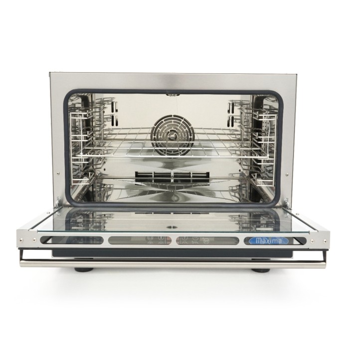 Combisteamer - 4 Bakken (1/1 GN / 60 x 40 cm) - Digitaal Display - 400V