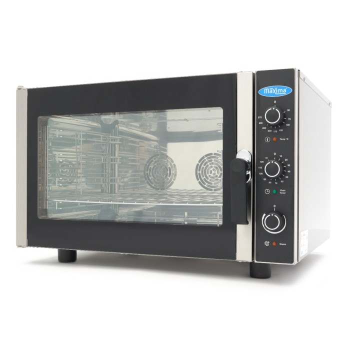 Combisteamer - 4 Bakken (1/1 GN / 60 x 40 cm) - Analoog - 400V