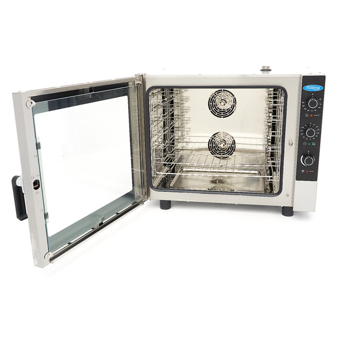 Combisteamer - 6 Bakken (1/1 GN / 60 x 40 cm) - Analoog - 400V