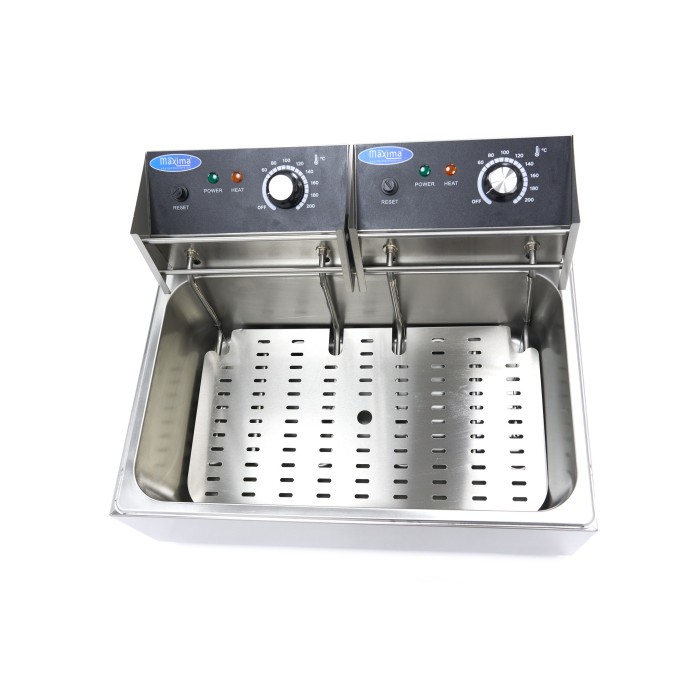 Frituurpan - 15 L - 1 Mand - tot 3 Kg Frites