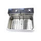 Frituurpan - 15 L - 1 Mand - tot 3 Kg Frites