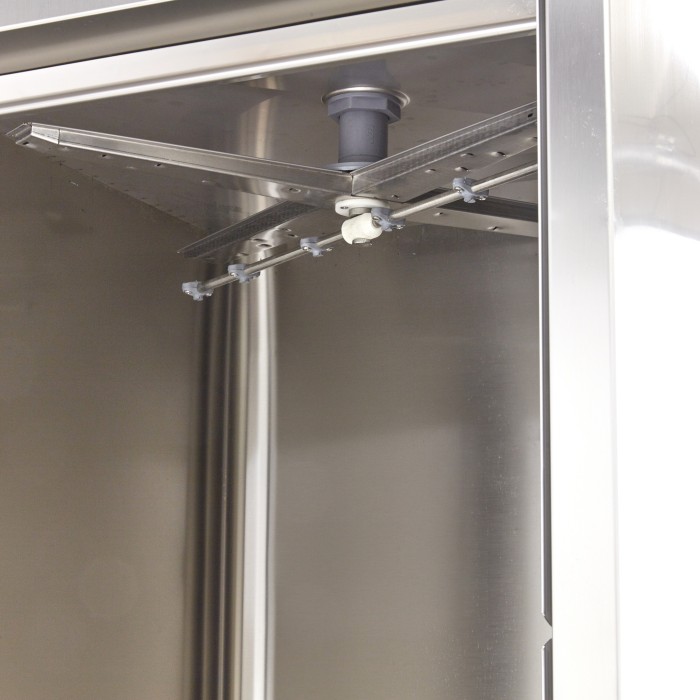 Pannenwasser - 60 x 76 cm - met Glansspoel- en Zeeppomp - 400V