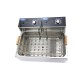 Frituurpan - 15 L - 1 Mand - tot 3 Kg Frites