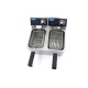 Frituurpan - 2x 4 L - 2 Manden - tot 1,5 Kg Frites