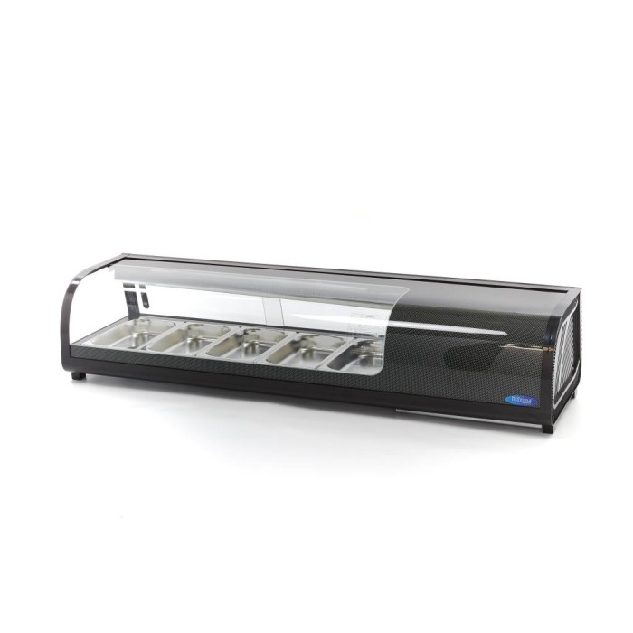 Sushi- en Tapasvitrine - 52 L - 5 x 1/3 GN - Tafelmodel
