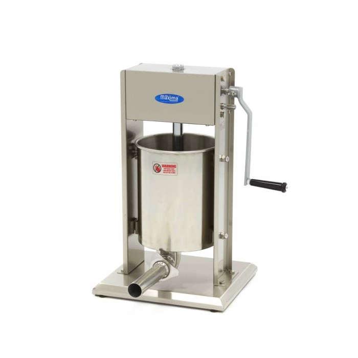 Worstenvuller - 10 L - Verticaal - incl. 4 Vulbuizen