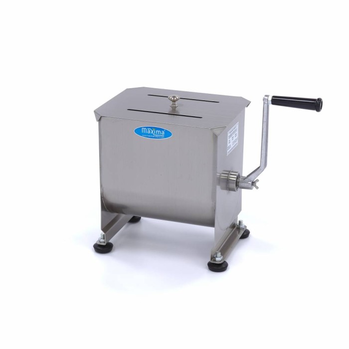 Vleesmenger - 10 L - 7,5 Kg Vlees - Enkele As - Handmatig