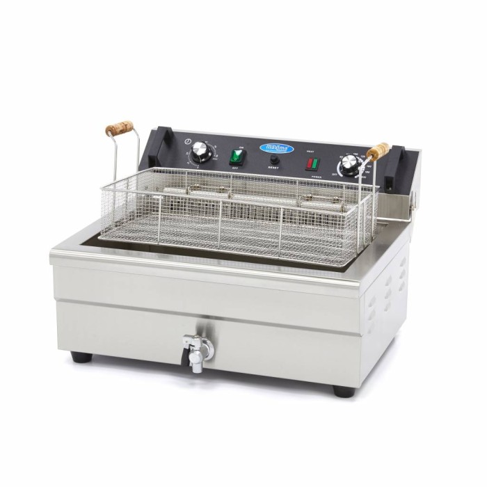 Frituurpan - 20 L - 1 Mand - met Tapkraan