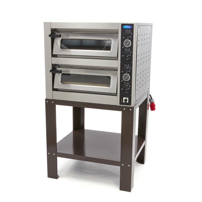 Onderstel Deluxe Pizza Oven 4 + 4 x  25 cm Dubbel