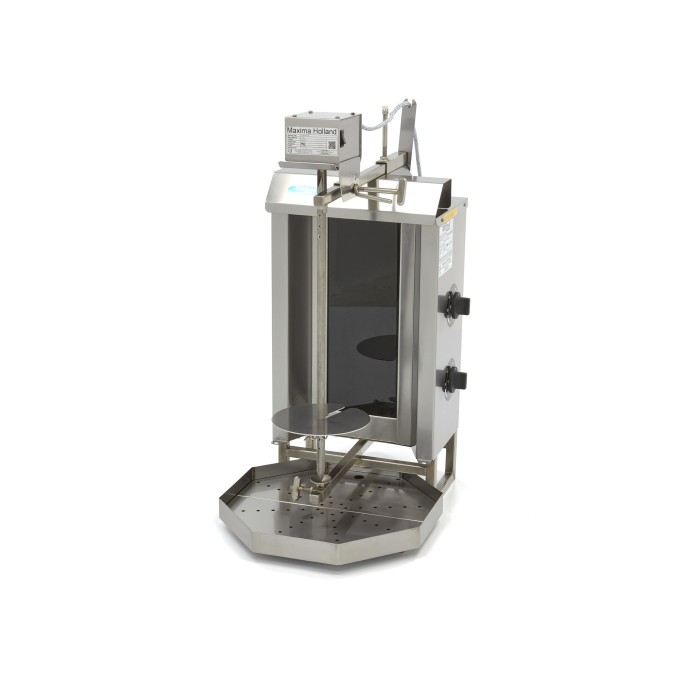 Shoarma Grill - 2 Branders - 20 Kg Vlees - Elektrisch