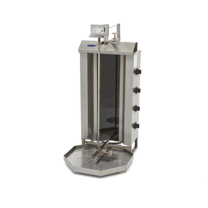 Shoarma Grill - 4 Branders - 50 Kg Vlees - Elektrisch
