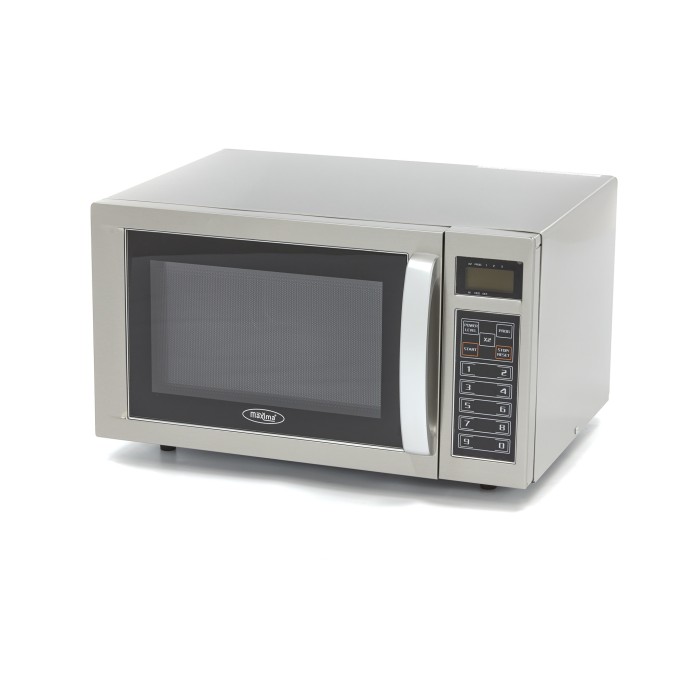 Magnetron - 1000W - 20 Programma's - Borden tot Ø 32 cm
