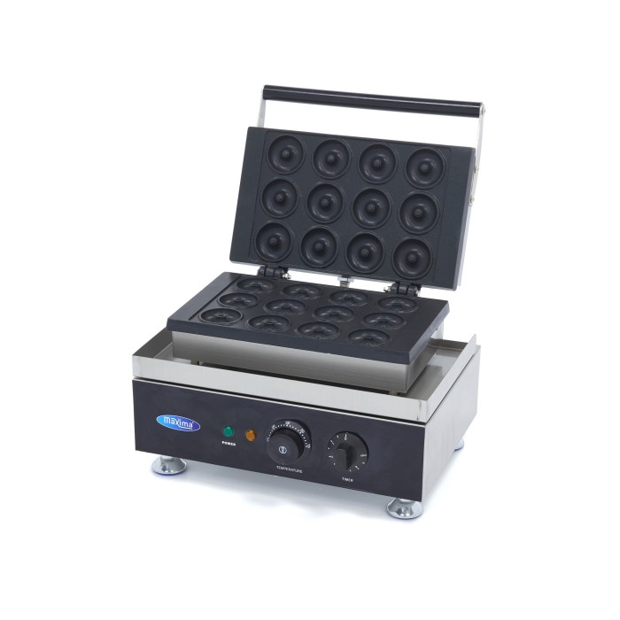Donutmaker - 12 Mini Donuts - Ø 5 cm - Ingebouwde Timer