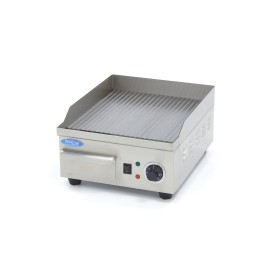 Grillplaat - Gegroefd - 36 cm - incl. Opvangbak