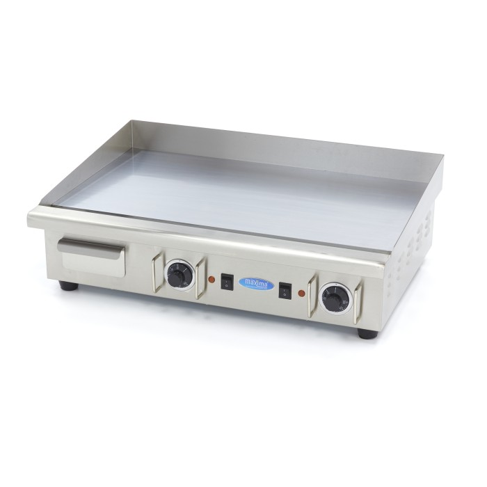 Grillplaat - Glad Chroom - 73 cm - incl. Opvangbak - 400V