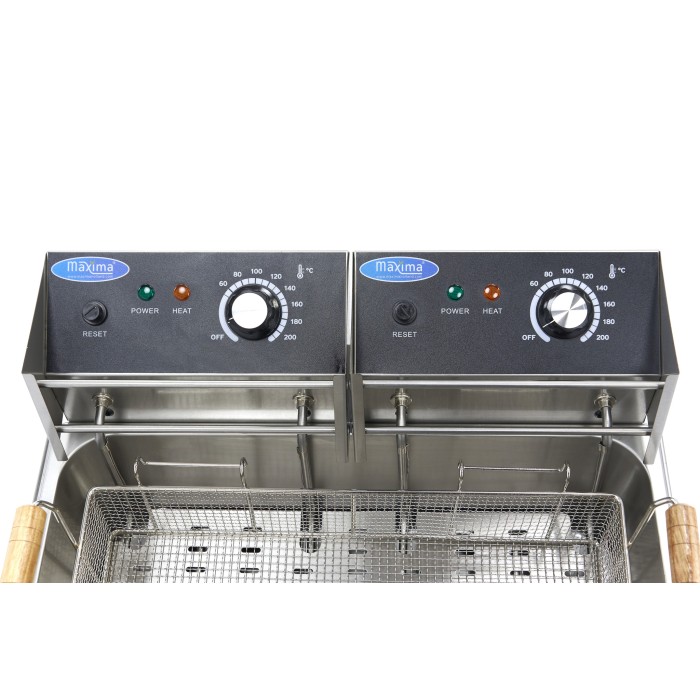 Frituurpan - 15 L - 1 Mand - tot 3 Kg Frites