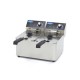 Frituurpan - 2x 4 L - 2 Manden - tot 1,5 Kg Frites
