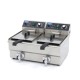 Frituurpan - 2x 10 L - 2 Manden - met Tapkraan