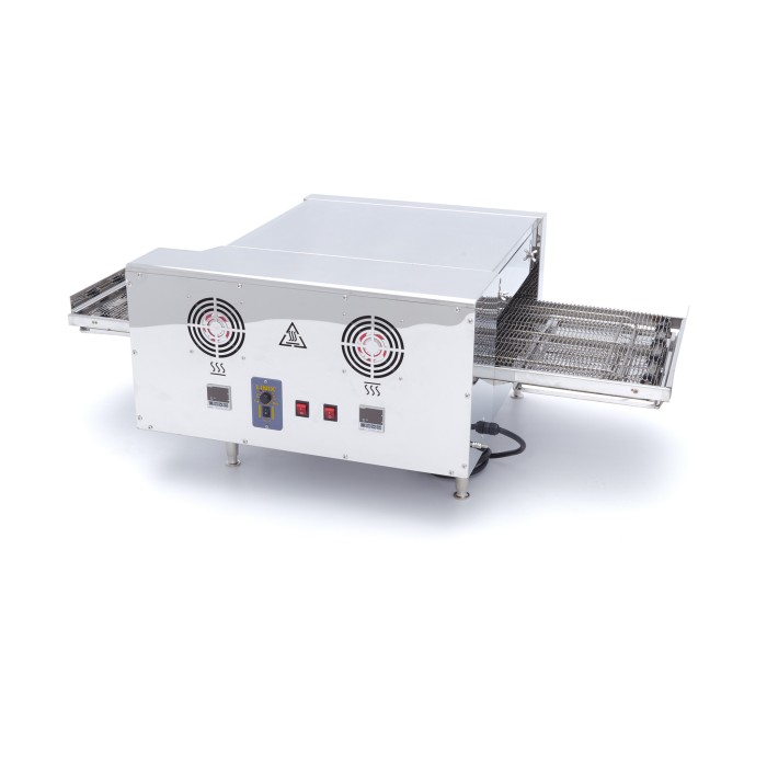 Pizza Oven met Transportband - 2 Pizza's Ø 20 cm - 30 Pizza's/U