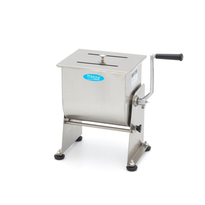 Vleesmenger 10 L - 7,5 Kg Vlees - Kantelbare Kom - Handmatig