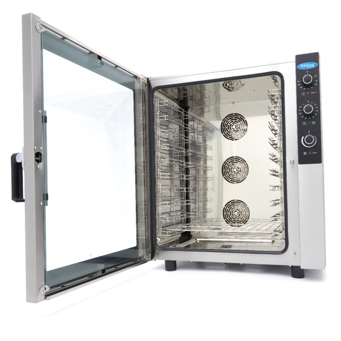 Combisteamer - 10 Bakken (1/1 GN / 60 x 40 cm) - Analoog - 400V