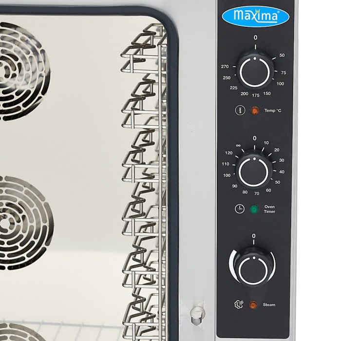 Combisteamer - 10 Bakken (1/1 GN / 60 x 40 cm) - Analoog - 400V